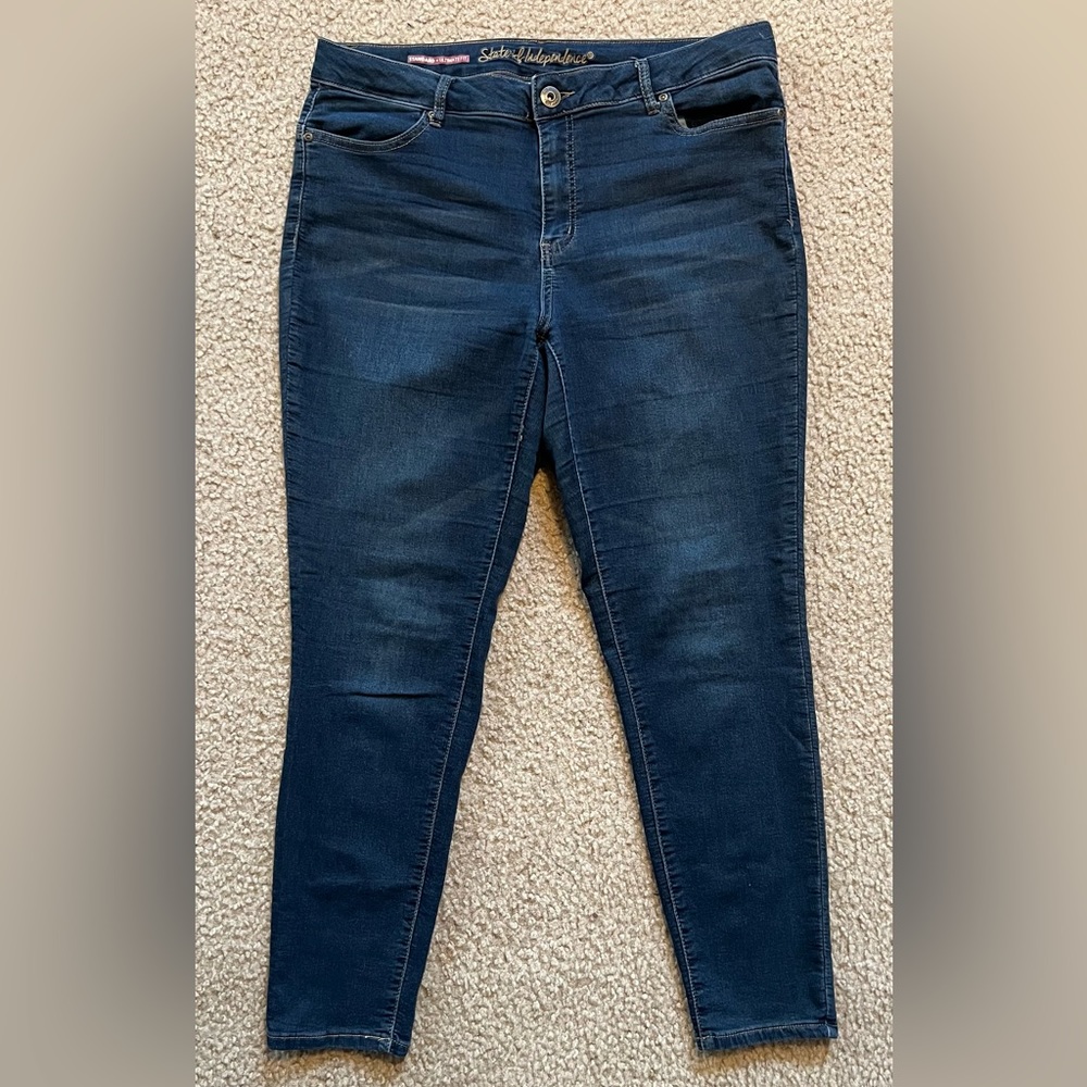 Dark Blue Women's Stretch Skinny Jeans